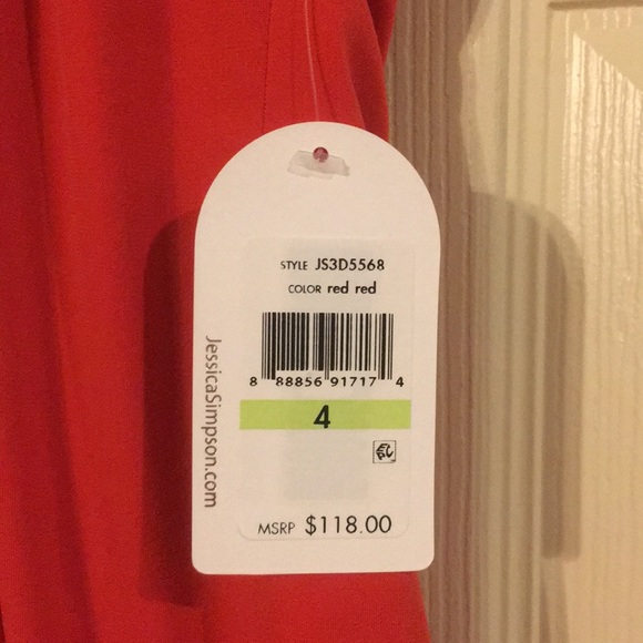 Jessica Simpson Red Dress New with tags - Picture 3 of 3